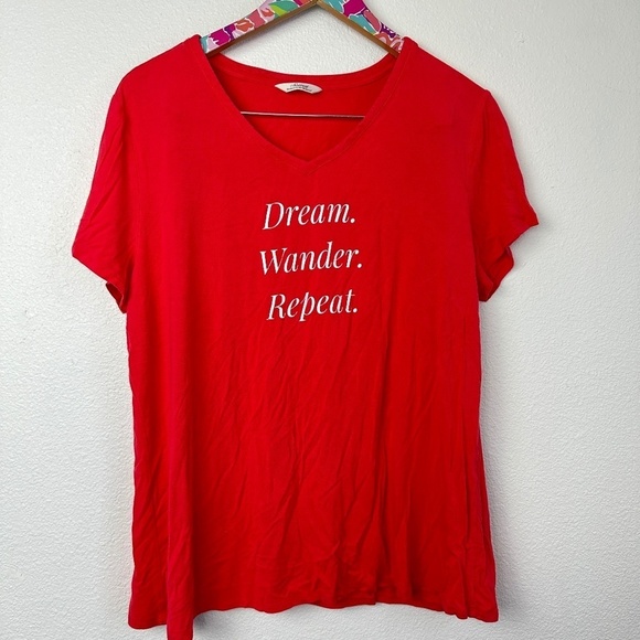 Soma Chico's red shirt size L // 2527 - Picture 1 of 5